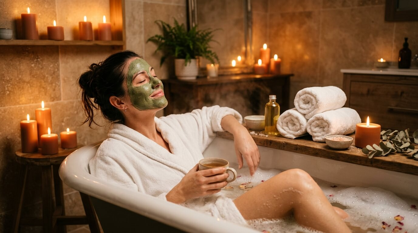 Your Night-In Spa Routine: Without Alcohol